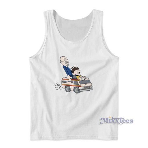 Bad Calvin And Bobbes Tank Top for Unisex