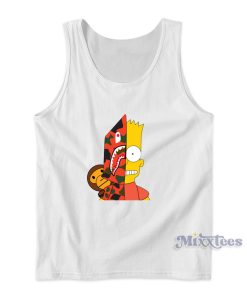 Bape Bart Simpson Tank Top for Unisex Bape Bart Simpson Tank Top for Unisex