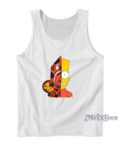 Bape Bart Simpson Tank Top for Unisex