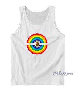Bape Rainbow Logo Busy Works Tank Top Bape Rainbow Logo Busy Works Tank Top