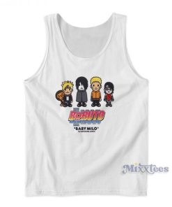 Bape X Naruto And Boruto Tank Top For Unisex
