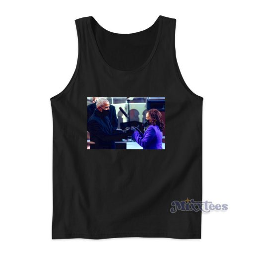 Barack Obama Greeting Vice President Kamala Harris Tank Top