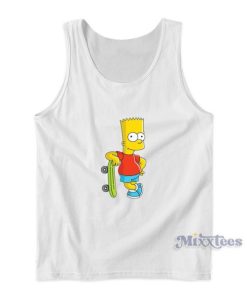 Bart Simpson Characters Tank Top For Unisex