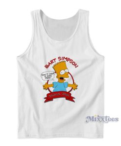 Bart Simpson Radical Dude Tank Top For Unisex Bart Simpson Radical Dude Tank Top For Unisex