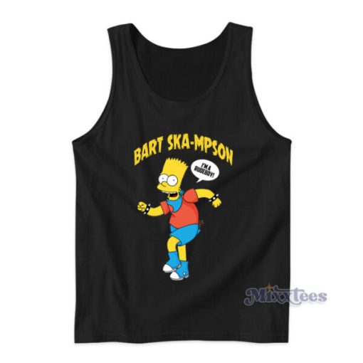 Bart Ska Mpson I’m A Rudeboy Tank Top