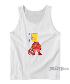 Bartkira Bart Simpson Akira Capsule Biker Tank Top Bartkira Bart Simpson Akira Capsule Biker Tank Top