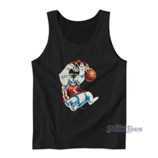 Basketball Polar Bear Coke Coca Cola Tank Top