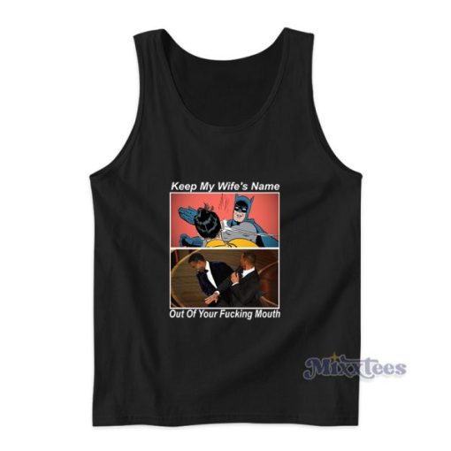 Batman Slaps Will Smith Slaps Chris Rock Funny Tank Top