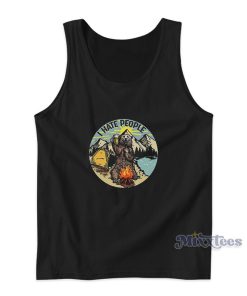 Bear Camping I Hate People Tank Top