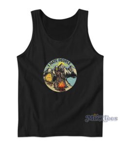 Bear Camping I Hate People Tank Top