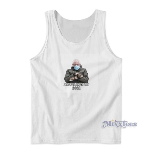 Bernie Sanders Mittens Inauguration Day 2021 Tank Top