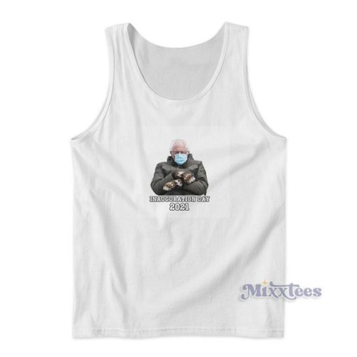 Bernie Sanders Mittens Inauguration Day 2021 Tank Top