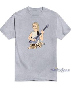 Best Tom Petty Cartoon Guitar T-Shirt