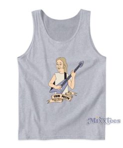 Best Tom Petty Cartoon Guitar Tank Top