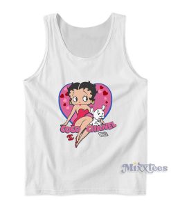 Betty Boop Dog Love Mega Yacht Tank Top Betty Boop Dog Love Mega Yacht Tank Top