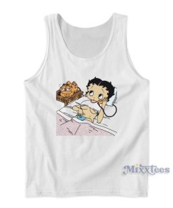 Betty Boop Take It Easy Phone Garfield Tank Top For Unisex