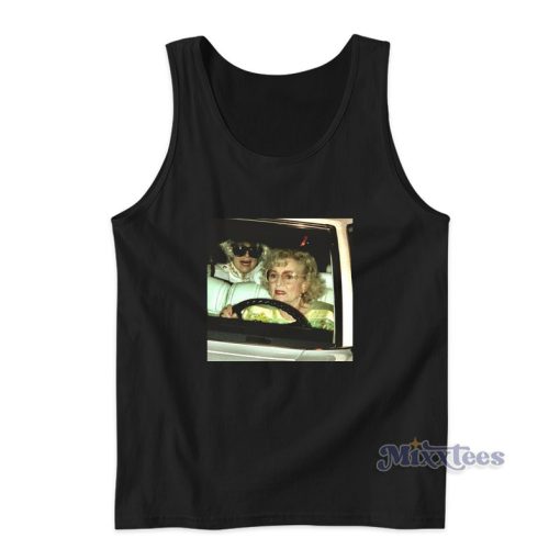 Betty White And Carol Channing Drive Around Tank Top