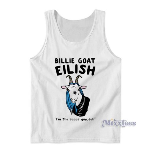 Billie Goat Eilish Parody Tank Top