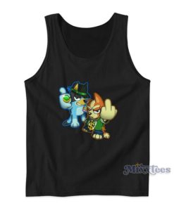 Bingo and Bluey Gangster Tank Top