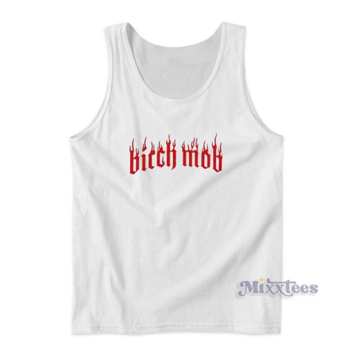 Bitch Mob Flames Tank Top for Unisex