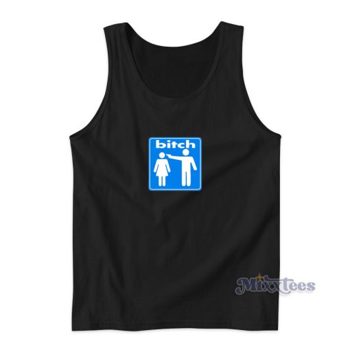 Bitch Skateboard Logo Tank Top for Unisex