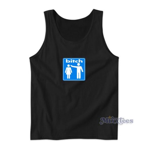 Bitch Skateboard Logo Tank Top for Unisex