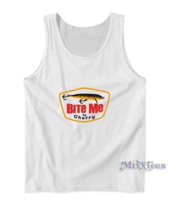 Bite Me Baby Cherry Tank Top For Unisex