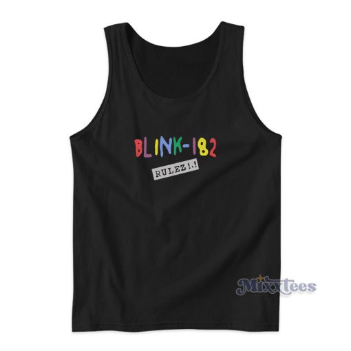 Blink 182 Rulez Tank Top For Unisex