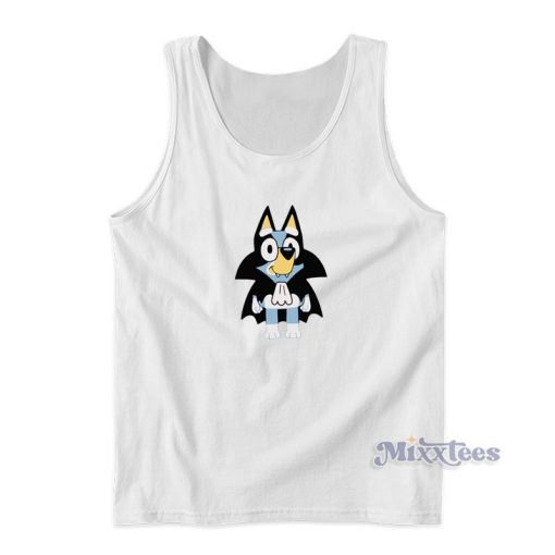 Bluey Halloween Door Hanger Signs Tank Top