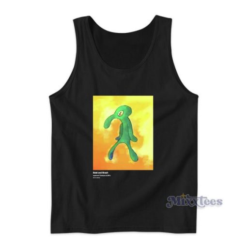 Bold and Brash Painting Squidward Tentacles Tank Top