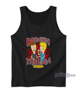 Breaking The Law Beavis And Butthead Tank Top Breaking The Law Beavis And Butthead Tank Top