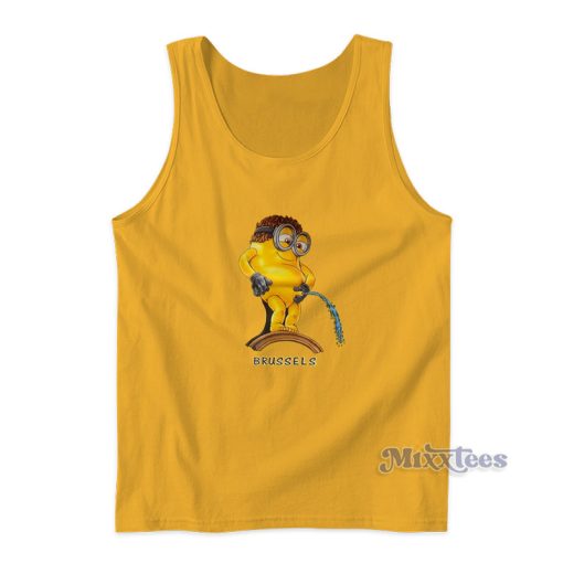 Brussels Minions Meme Tank Top For Unisex