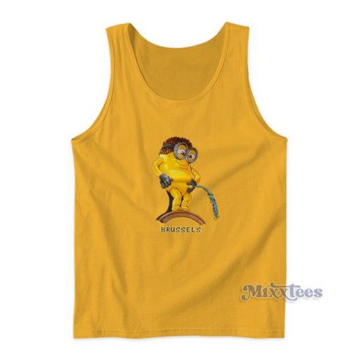 Brussels Minions Meme Tank Top For Unisex