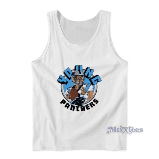 Bryce Young Ash Carolina Panthers Tank Top