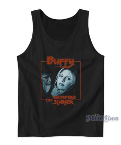 Buffy The Vampire Slayer Angel Love Frame Tank Top Buffy The Vampire Slayer Angel Love Frame Tank Top