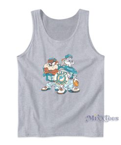 Bugs and Taz Miami Dolphins Tank Top for Unisex Bugs and Taz Miami Dolphins Tank Top for Unisex
