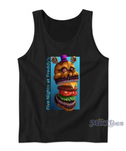Burger Nightmare Fredbear Five Nights At Freddy’s Tank Top