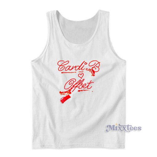 Cardi B Love Offset Meal French Fry Heart Tank Top