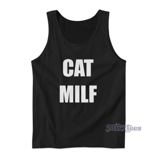 Cat Milf Tank Top For Unisex