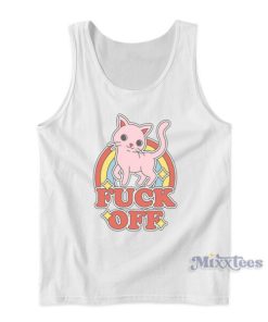 Cat Rainbow Fuck Off Tank Top
