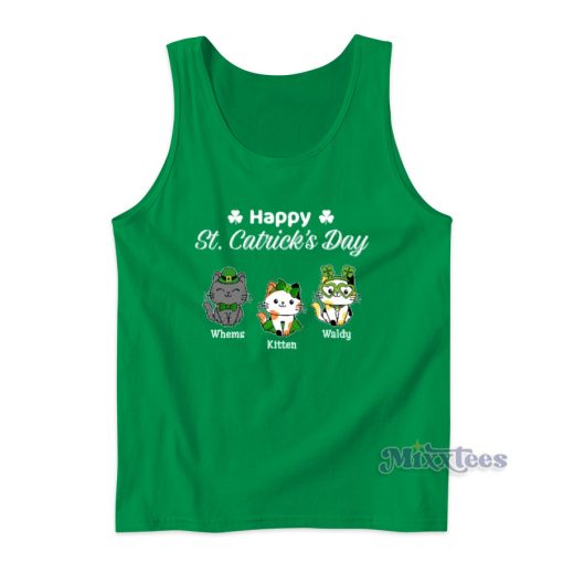 Cat St Patrick’s Day Tank Top for Unisex