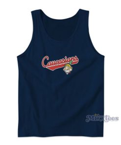 Caucasians Dollar Man Funny Cleveland Baseball Tank Top