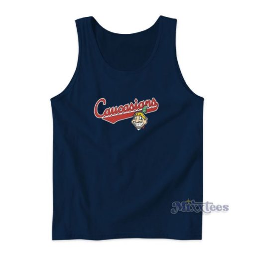 Caucasians Dollar Man Funny Cleveland Baseball Tank Top