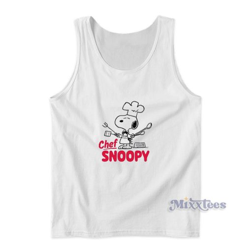 Chef Snoopy Tank Top