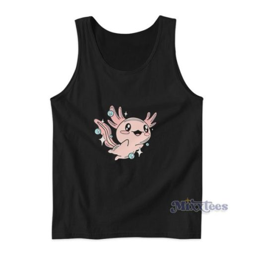 Chibi Axolotl Tank Top For Unisex