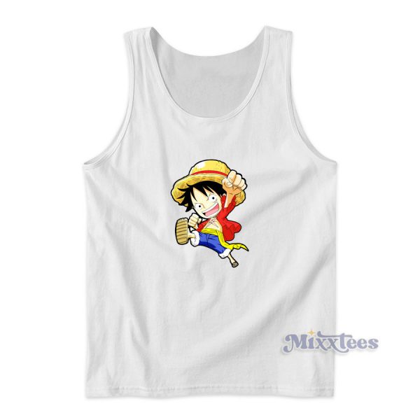 Chibi Luffy One Piece Tank Top for Unisex Chibi Luffy One Piece Tank Top for Unisex