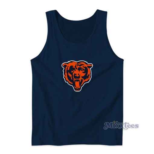 Chicago Bears Logo Tank Top For Unisex