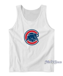 Chicago Cubs Walking Bear Tank Top for Unisex