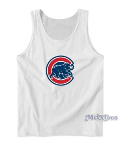 Chicago Cubs Walking Bear Tank Top for Unisex