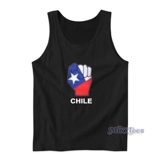 Chile Flag And Fist Tank Top